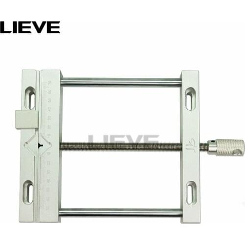 Parallel-jaw vice aluminium alloy flat tongs vice for cnc engraving milling machine bench drill vise fixture