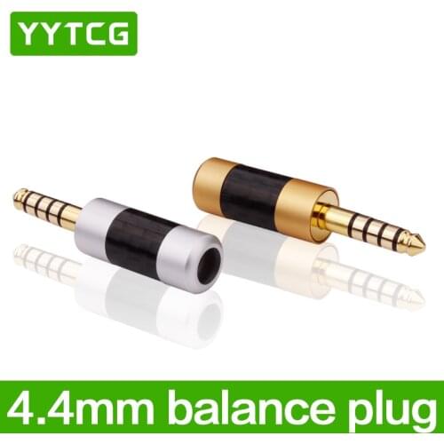 YYTCG 4.4mm Headphone Earphone DIY Plug Adapter For Sony PHA-2A TA-ZH1ES NW-WM1Z NW-WM1A 1/4Pcs High Quality Plug Jack