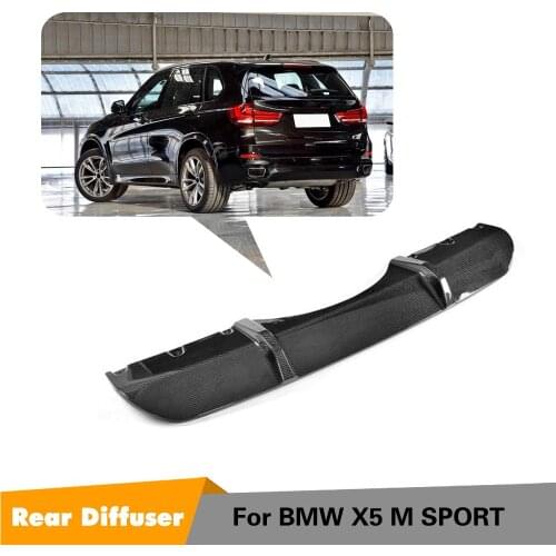 Rear Diffuser Lip Spoiler for BMW F15 X5 M-tech M-sport 2014 - 2018 Car Rear bumper lip diffuser spoiler