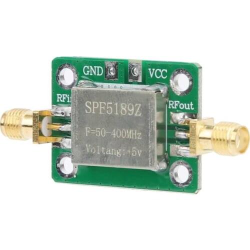 1 pc RF Amplifier Module Power FM Radio Signal Broadband Low Noise for Receivers 50-400MHZ
