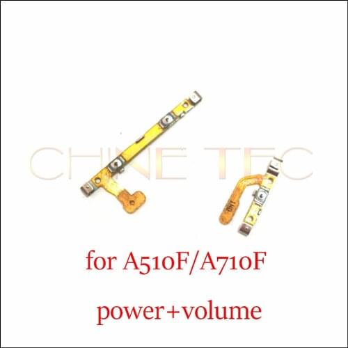 10pcs Power On/Off Key + Volume Up/Down Side Button Flex Cable for Samsung Galaxy A3 A5 A7 2016 A310F A510F A710F