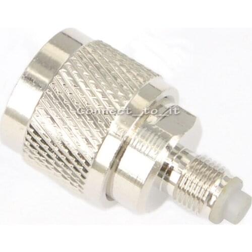 10 Pieces N Plug Male To FME Female Jack Converter RF Straight Coaxial Cable Connector