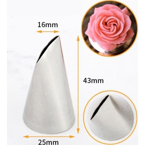 124K Rose Petals Icing Piping Nozzles Cake Decorating Pastry Tip Sets Fondant Cake Tools