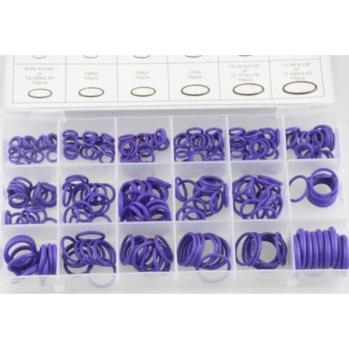 280PCS Rubber Seal O Rings 18 sizes Car Air Conditioning A/C System Gasket Tool Seal Ring Assortment Kit Auto Professional parts