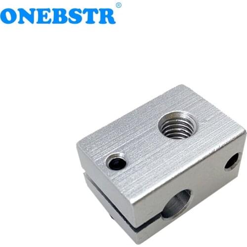 E 3D-V6 Heated Block Compatible With PT100 Sensors 23x16x12mm Latest New 3D Printer Accessories Parts Free Shipping