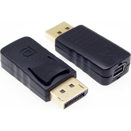 5pcs/lot Gold Plating DP Male to MINI DP Female HD adapter MiniDP test Female socket