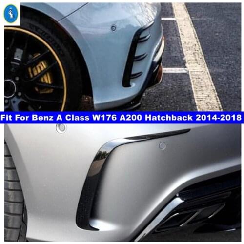 Accessories Car-styling Rear Tail Bumper Spoiler Air Vent Cover Trim For Mercedes-Benz A Class W176 A200 Hatchback 2014 - 2018
