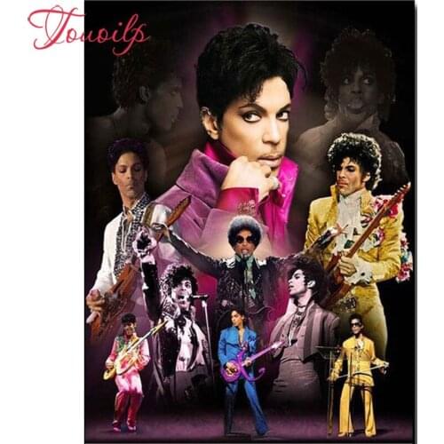 TOUOILP rhinestone pasted,cross stitch,square&round 5D diamond painting Prince purple rain abstract,handcraft crafts,home decor