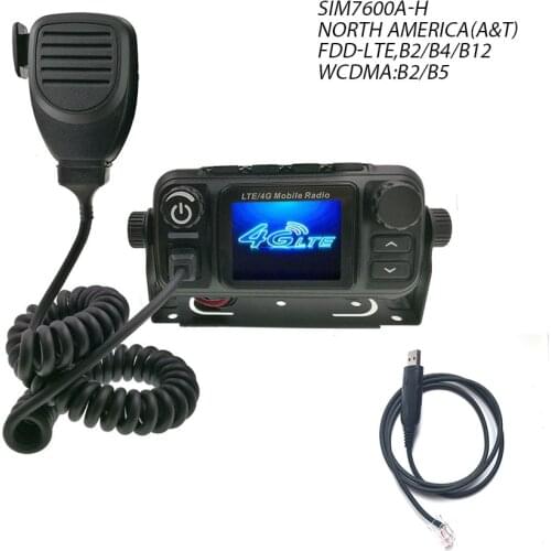 Anyzecu Network Radio 3G 4G LTE POC Public Mobile Radio Station GPS M-7700 Walkie Talkie Only work with Real PTT platform