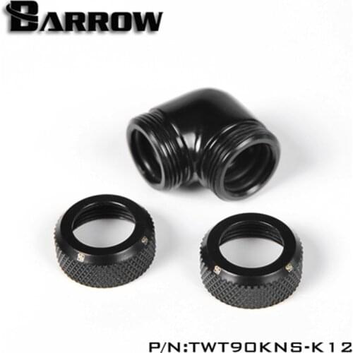 Barrow Docking Fitting 90 Degree, For Hard Tubing OD 12mm TWT90KNS-K12