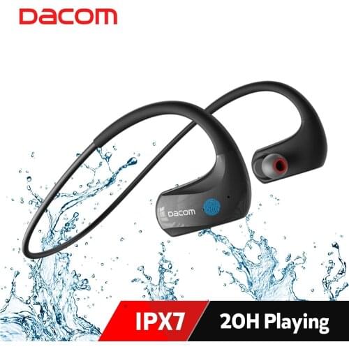 2021 Dacom Athlete Wireless Headphones Running Sports IPX7 Waterproof Bluetooth Earphones AAC with Mic for Xiaomi Huawei iphone