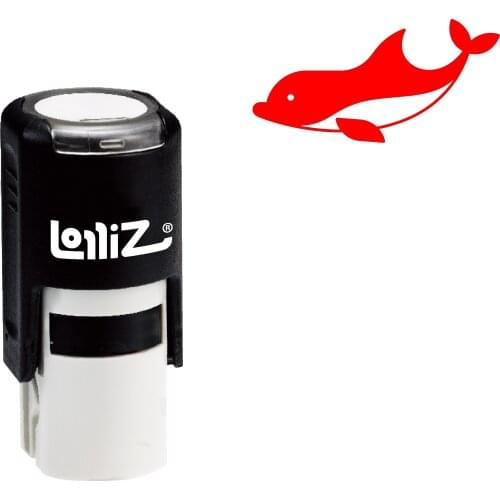 LolliZ Biomorphic Animal Symbol Series Design #16 Self-Inking Rubber Stamp