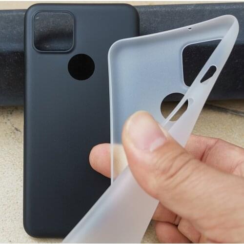 Ultrathin PP 0.4mm matte Frosted Case For Google Pixel 5 Slim Super Thin Ultra Thin Plastic Protective Cover