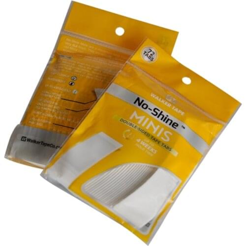 72 TABS No-Shine Minis Double Sided Tape Tabs Hair Adhesive Tape For Lace Wig/Toupee Up To 4 Weeks Hold Time