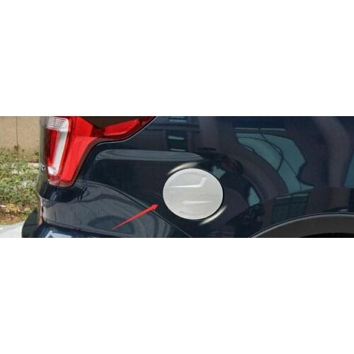 ABS chrome fuel tank cover oil gas cap trim for Ford Explorer 2016 2017 2015