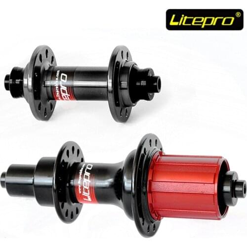 Litepro FUN Bike 4 Bearing Hub With Quick Release 20H/24H/28H Ultra Light Hub Bicycle Parts