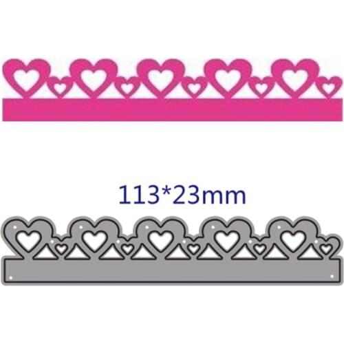 Metal cutting dies cut die mold Side strip love clothes decoration Scrapbook paper craft knife mould blade punch stencils dies