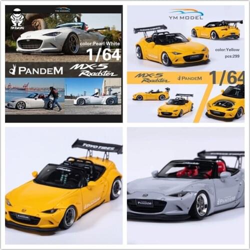 YM Model 1:64 PANDEM Mazda MX5 Roadster Resin Model Car
