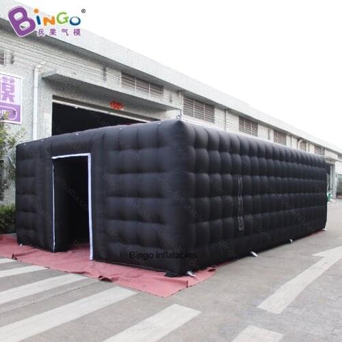 Personalized 8x5x2.5 Meters Outdoor Inflatable Rectangular Black Tent With Blower - BG-T0161