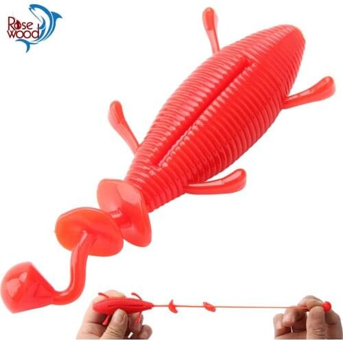 Rosewood 9cm/11g Soft Bait Worm Swimbaits Jig Lure Fishing Lure TPR lure material topwater lure fake bait bass perch pike bass