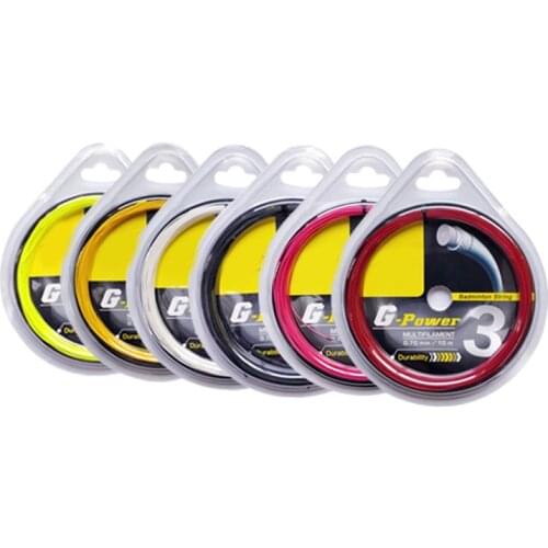 Badminton Training Racket String Line Black White Red Pink Fluorescent Yellow Amber Yellow Badminton Sports Accessories QW