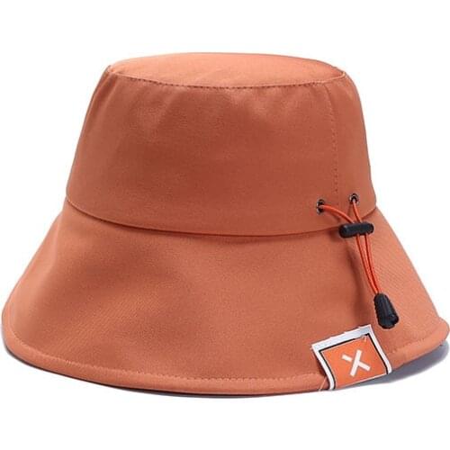 Adjustable Fisherman Hat Hip-Hop Display Small Washbasin Hat Outdoor Outing Sports Sun Hat Creative Fashion Trendy Wholesale2021