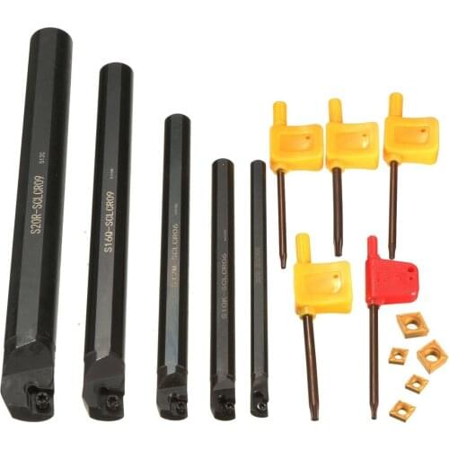 S07K S10K S12M S16Q S20R SCLCR06 SCLCR09 Boring Bar Internal Turning Tool Holder CCMT060204 CCMT09T304 Carbide Insert Lathe Tool