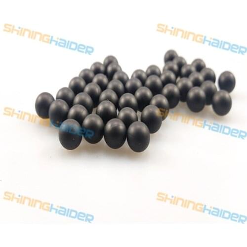 50-100PCS Diameter 6mm 8mm 9.5mm 10mm NBR rubber ball nitrile rubber sealing rubber ball rubber NBR ball have small mold line
