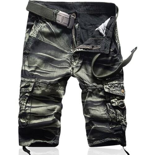 New Camouflage Camo Cargo Shorts Men Mens Casual Beachwear Shorts Male Loose Work Shorts Man Military Short Pants Drop Shipping