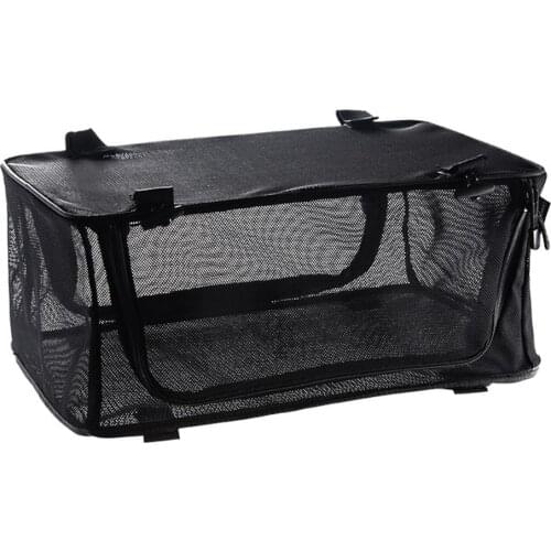 Camping Net Foldable Multifunctional Mesh Storage Bag Dryer For Tableware/Dishes/Food/Vegetables/Fruit Mesh Storage Black Box