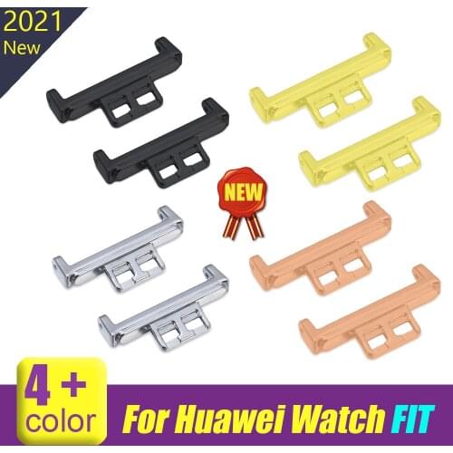 20 MM Watch Strap Connector for-Huawei Watch Fit Watch Band Adapter Smart Wristband Adapter Connection Accessories 1Pair