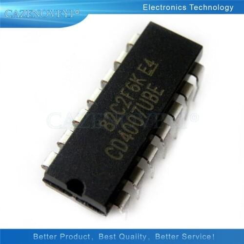 10pcs/lot CD4007UBE CD4007BE CD4007U CD4007 DIP-14 In Stock