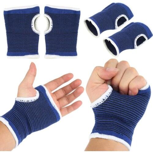 2 Pcs Palm Wrist Hand Support Glove Elastic Tunnel Tendonitis Pain Relief Wrist Hand Brace Palm Gloves Sportswear Accessories