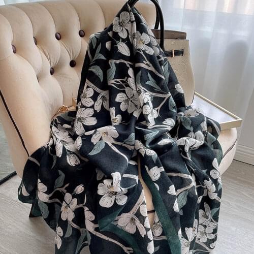 2020 Brand Autumn winter women beach quality shawl cotton scarf lady fashion scarves bandana pashmina wrap hijab muffler 5.0