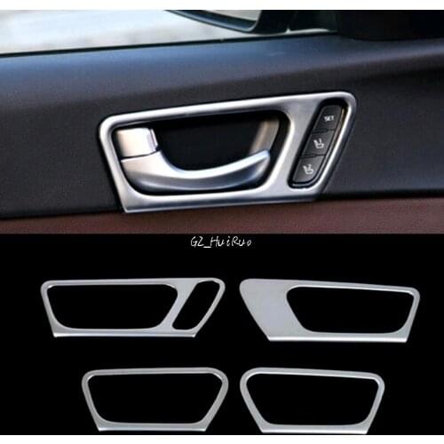 4PCS Chromed ABS Plastic High Equipped Model Use Inner Handle Bowl Cover For Kia Optima K5 2016