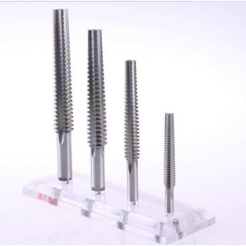 Free shipping of 1PC HSS6542 made TR ladder tap TR18*2.0/2.5/3.0/4.0/5.0 trapezoidal taps for steel metal workpieces threading