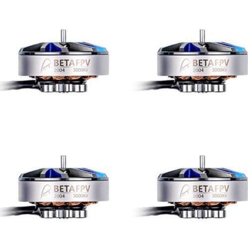 BETAFPV 2004 1700KV 3000KV Brushless Motor 4S Lipo Battery for X-Knight Digital VTX TWIG ET5 Toothpick Quad Drone 4-5" Frame Kit