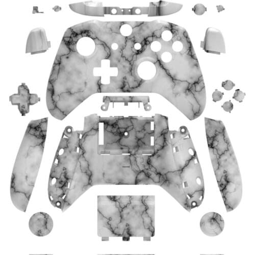 Data Frog Full Housing Shell For Xbox One S Hydro Dipped Replacement Case With Buttons Kit For Xbox one slim wireless Controller