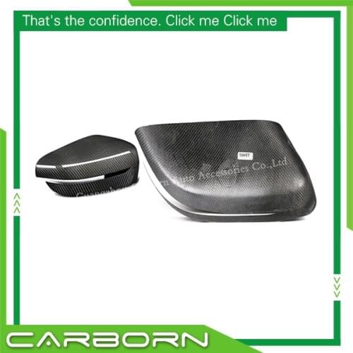 Pre-sale, lead time 25 days)For-BMW G20 G22 G30 G38 G32 G11 G12 17-19 OEM Style Add on Carbon Fiber Mirror Cover LHD/RHD