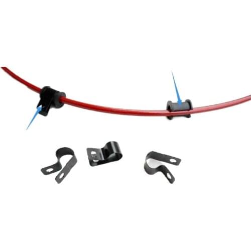 For motorcycle modified high-strength brake wire (brake / brake hose) steel hose fixed wheel / tube clip free shipping