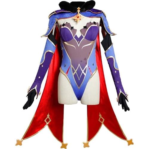 Game Genshin Impact Mondstadt Monas Cosplay Costume Costume Adult Women Deluxe Halloween Cosplay Outfit Fancy Dress