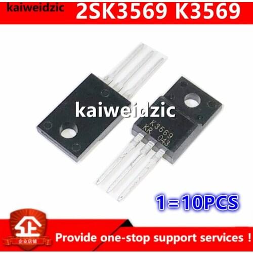 Kaiweikdic 2SK3569 K3569 10A600V TO-220F 10A 600V Liquid crystal switching power supply FET/Integrated circuit