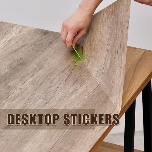 Furniture Renovation Sticker Kitchen Cabinet Wardrobe Decoration Wallpaper Bathroom Waterproof Cupboard Table Paint Wall Sticker