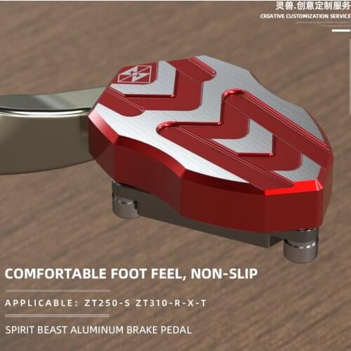 For ZONTES ZT310 brake pedal modification KIDEN KD150 anti-skid brake pedal KD250 rear brake pedal cover Spirit Beast
