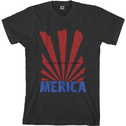 Threadrock Mens MERICA T-shirt America USA