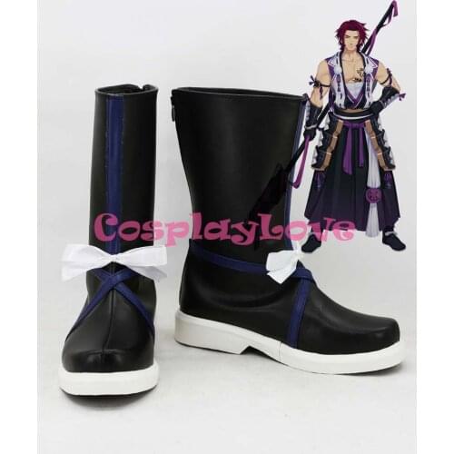 Custom Made Japanese Game Touken Ranbu Online Tonbokiri Cosplay Long Boots Cosplay Boots Shoes For Halloween Christmas