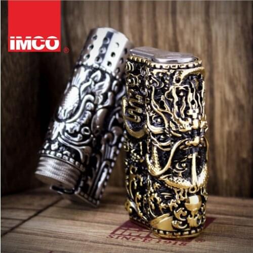 Genuine IMCO carved armor stainless steel shape can be taken apart windproof kerosene gasoline lighter collection gifts