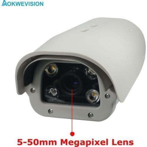 Onvif 1080P 2MP 5-50mm lens Vehicles License number Plate Recognition POE LPR IP Camera outdoor for parking lot