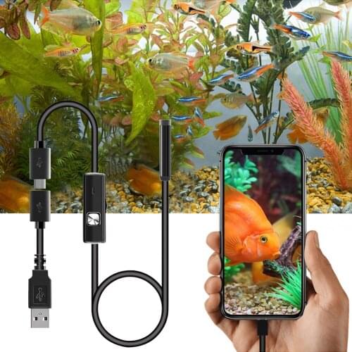 Practical Industrial Endoscope Borescope IP67 Waterproof Conduit Air Conditioning Detection Inspection Camera with LED