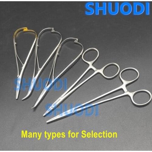 Dental Orthodontic Needle Holder Mathieu Needle Holder Mosquito Tweezer Dental Surgical Forcep Extra fine beak